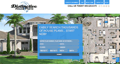 Desktop Screenshot of distinctivehouseplans.com